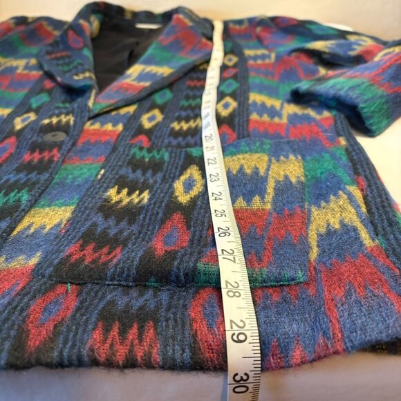 Anchor Blue Vintage Southwestern Womens Blazer with Single Button Closure - Picture 8 of 8